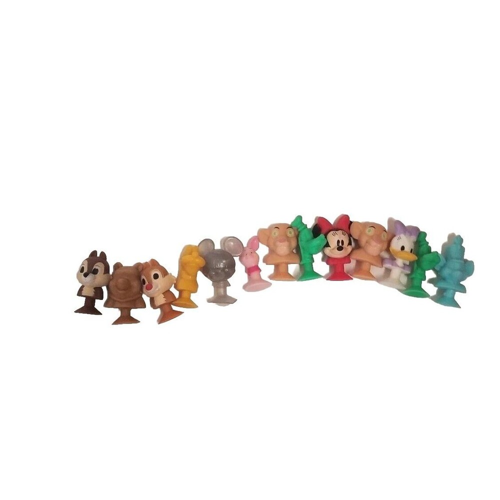 Disney Micropopz Best Buddies Lot 13 Mini Figures Suction Cup Pop Micropops